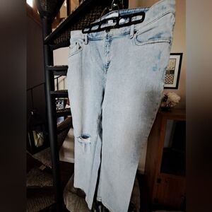 Lane Bryant crop denim jean.